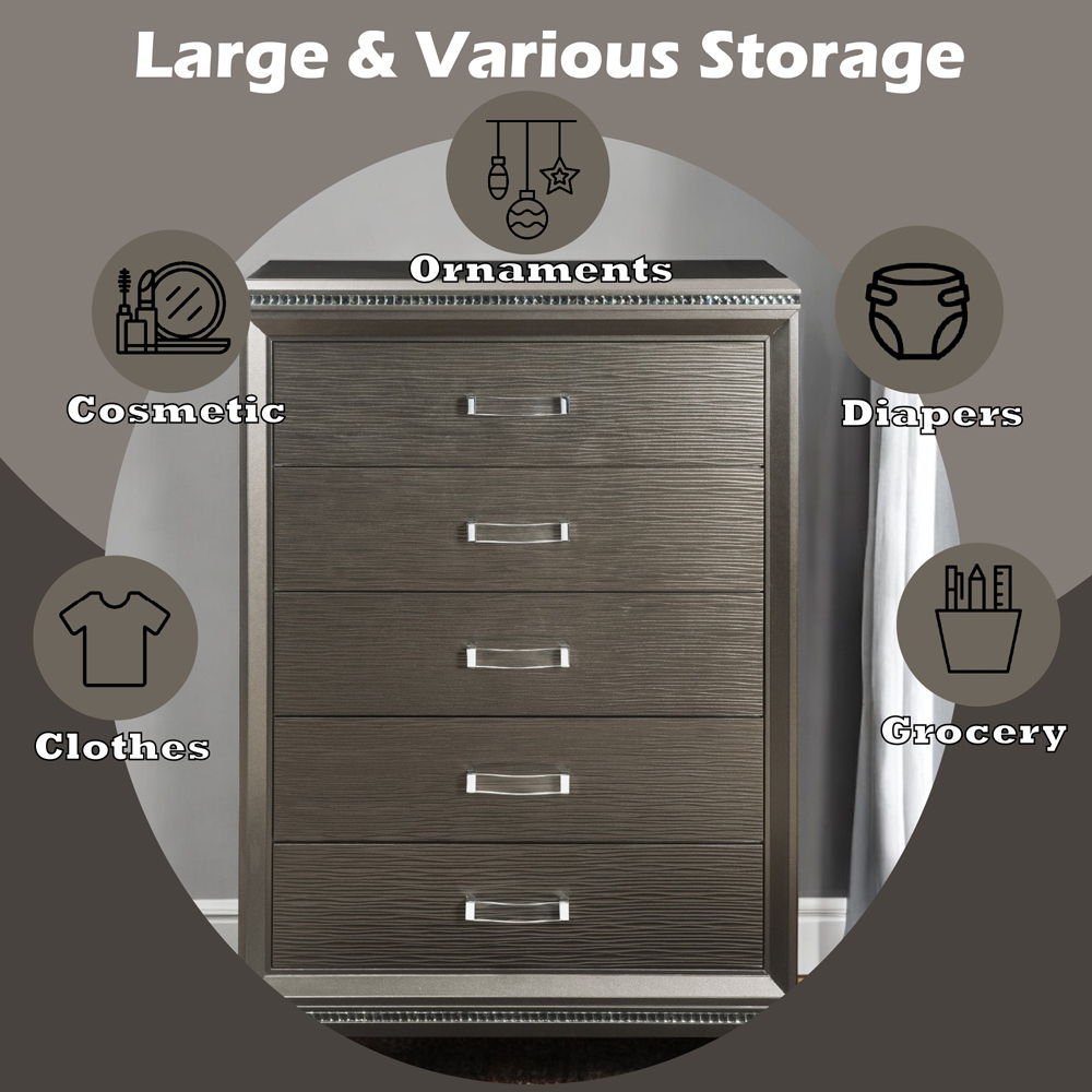 Sadie - Chest Dark Champagne