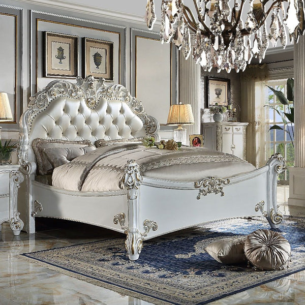 Vendome - Bed Antique Pearl King