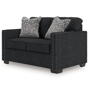 Jasmine Peaks - Loveseat - Coal