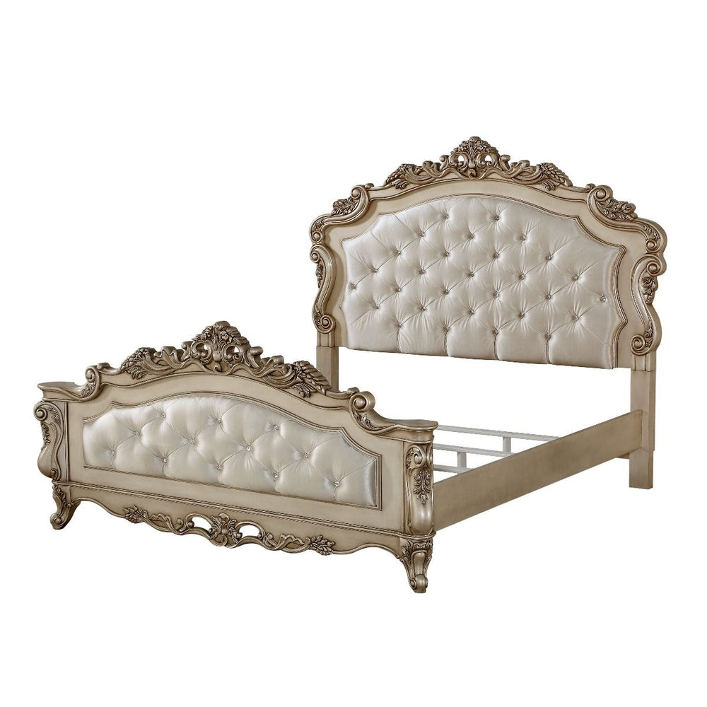 Gorsedd - Bed Antique White