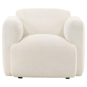 Dorset - Fabric Upholstered Round Track Arm Accent Chair