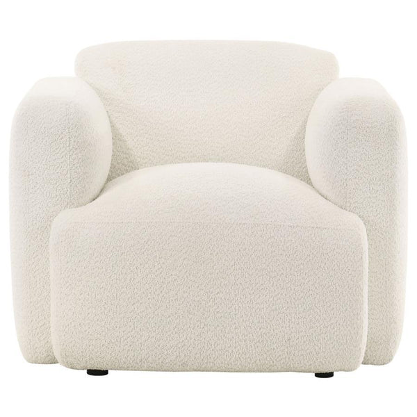 Dorset - Fabric Upholstered Round Track Arm Accent Chair