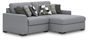 Bealton - Sectional Gray 2 Pc. Right Arm Facing Corner Chaise Sectional
