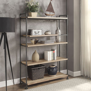 Brantley - Bookshelf Oak 5 Shelves