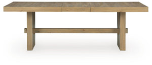 Lasinger - Rectangular Dining Room Extension Table - Light Brown