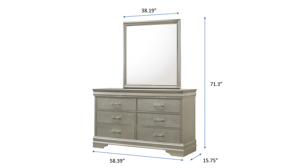 Amalia - Dresser - Silver