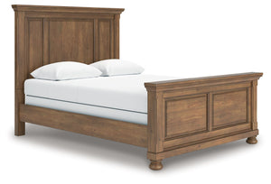 Feddinger - Panel Bed Light Brown