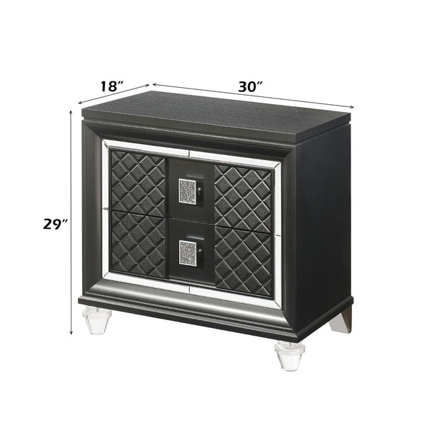 Sawyer - Nightstand - Metallic Gray