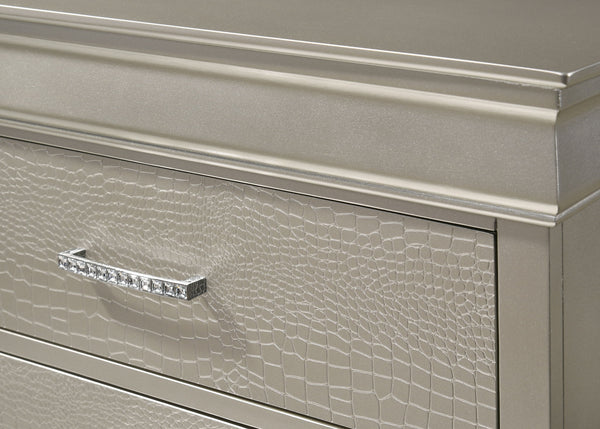 Amalia - Nightstand - Silver