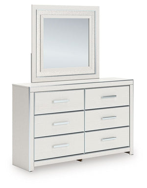 Zuraleus - Six Drawer Dresser White Dresser & Mirror
