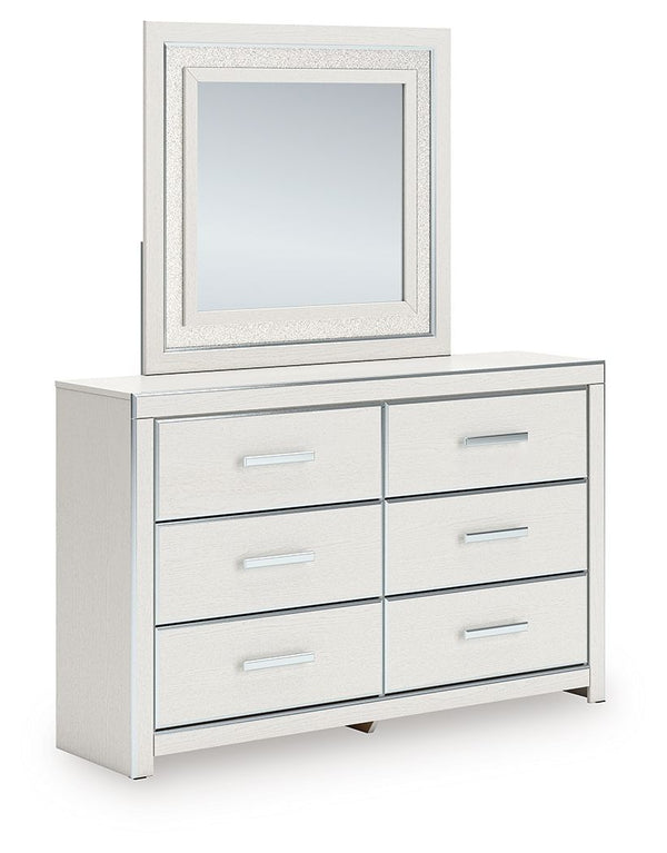 Zuraleus - Six Drawer Dresser White Dresser & Mirror