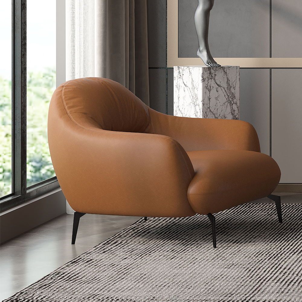 Leonia - Chair Cognac