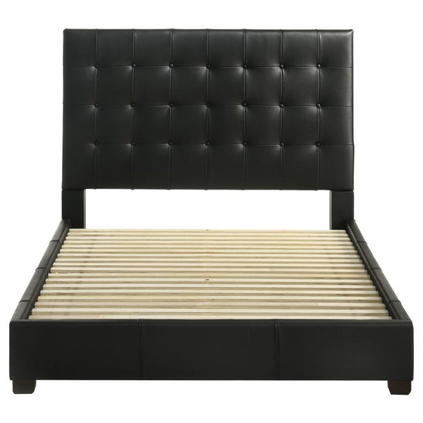 Medley - Genuine Leather Platform Bed