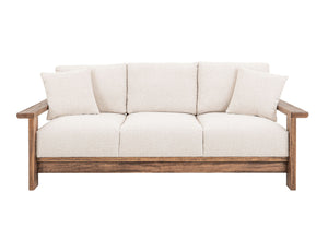 Duna - Sofa - White / Light Brown