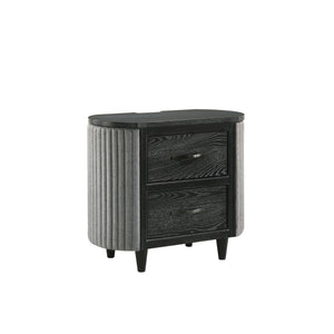 Skyline - 2 Drawer Nightstand - Onyx
