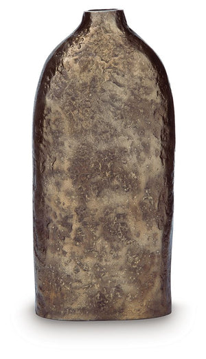 Wallmond - Vase Light Brown 7"W x 4"D x 16"H