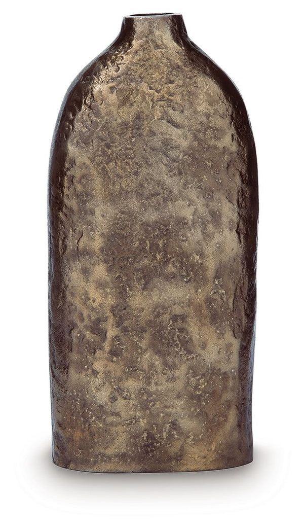 Wallmond - Vase Light Brown 7"W x 4"D x 16"H