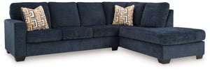 Aviemore - Sectional Blue 2 Pc. Right Arm Facing Corner Chaise Sectional