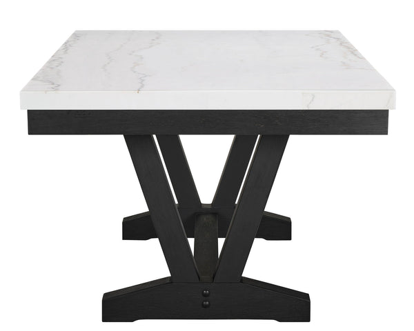 Varley - 5 Piece Rectangular Dining Room Set - White / Gray