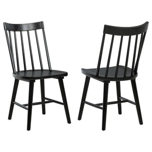 Middleton - Solid Wood Dining Side Chair (Set of 2) Black