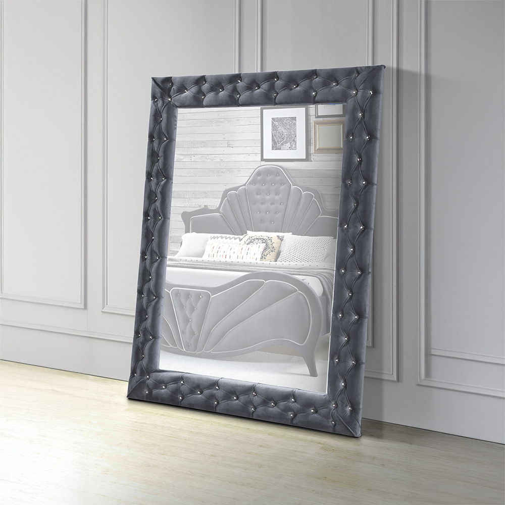 Dante - Accent Floor Mirror Gray