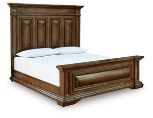 Frantanna - Panel Bed Dark Brown