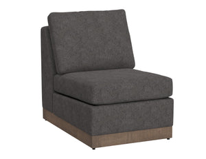 Georgia - Armless Chair Dark Gray