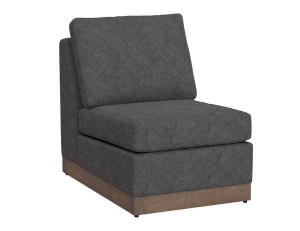 Georgia - Armless Chair Dark Gray