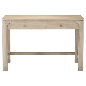 Solano - 2-Drawer Makeup Table Vanity Desk - Weathered Mango