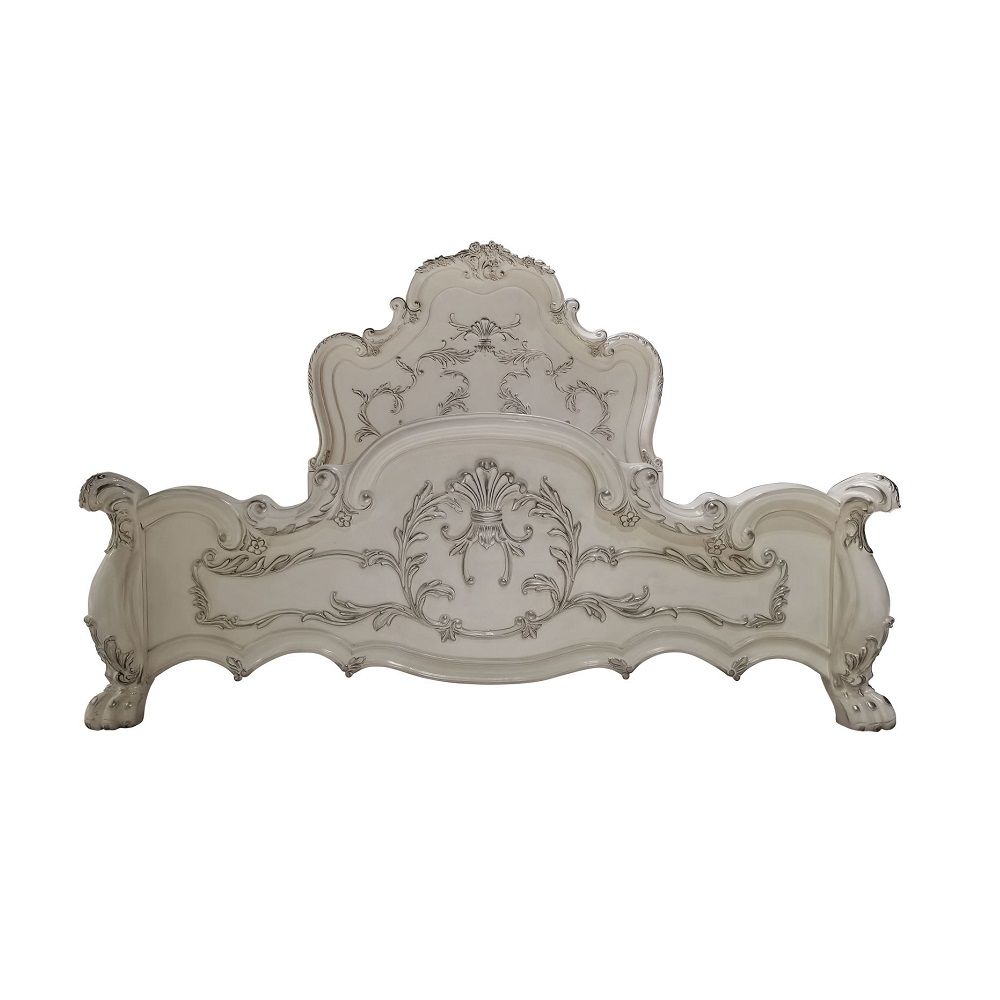Dresden - Platform Bed Bone White