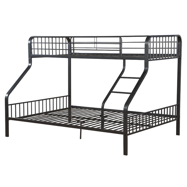 Caius - Twin Long/Queen Bunk Bed - Gunmetal