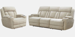Dalton - Power Reclining Sofa Set Beige 2 Pc. Sofa, Recliner