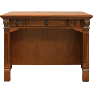 Huntington - Library Desk - Antique Vintage Pecan