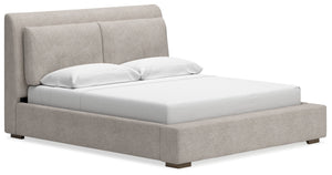 Cabalynn - Upholstered Bed Light Brown