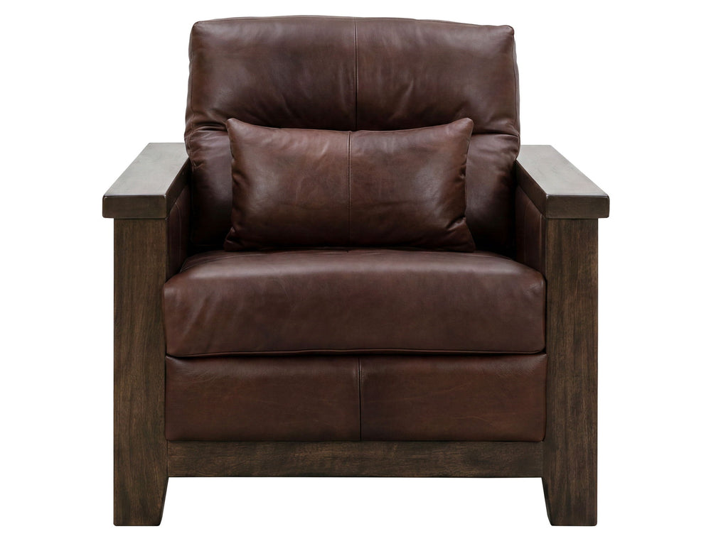 Walnut - Armchair - Brown