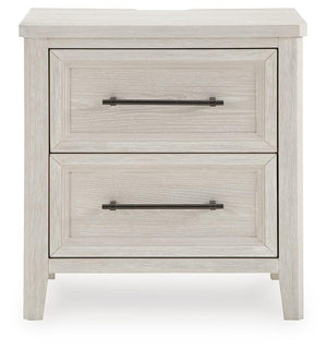 Darbonton - Two Drawer Night Stand - Dove White