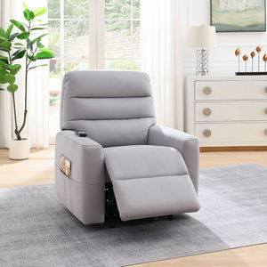Freddie - Power Motion Recliner With Lift - Gray