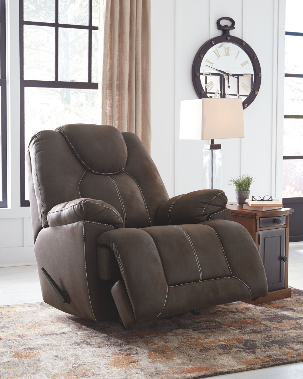 Warrior - Coffee - Rocker Recliner