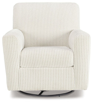 Herstow - Swivel Glider Accent Chair