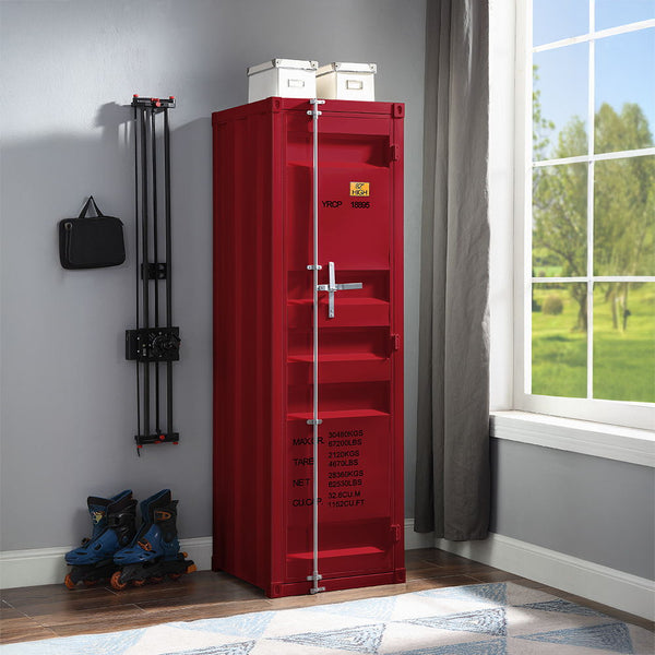Cargo - Wardrobe (Single Door) Red
