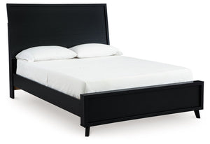 Danziar - Panel Bed Black