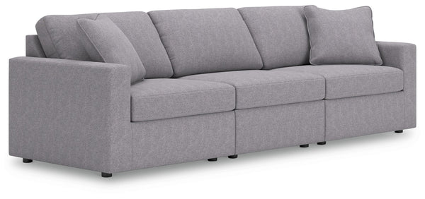 Modmax - Granite - Sectional Gray 3 Pc. Sofa Sectional