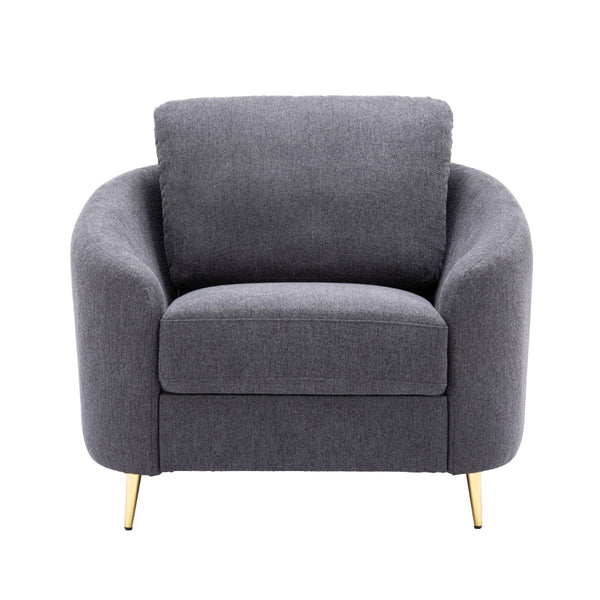 Yuina - Chair - Gray Linen