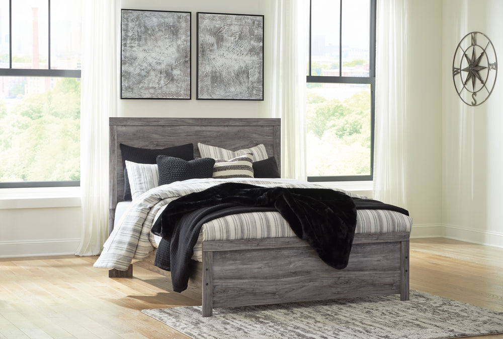 Bronyan - Panel Bed Dark Gray