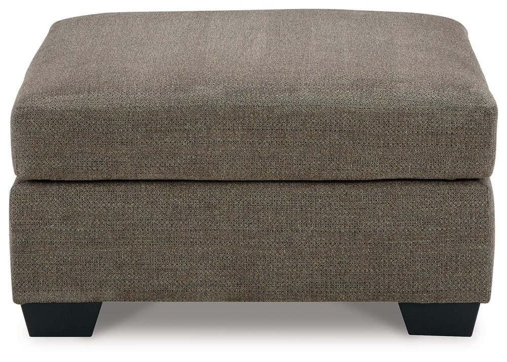 Mahoney - Oversized Accent Ottoman - Chocolate