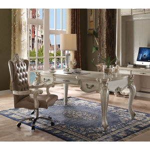 Versailles - Executive Desk (Leg) Bone White