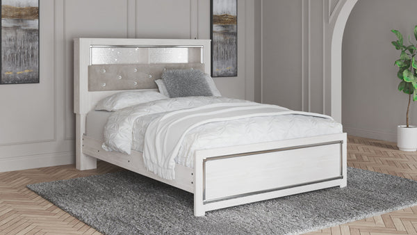 Altyra - Bookcase Bed White Queen None