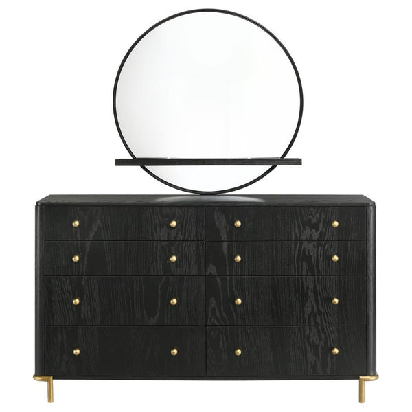 Arini - 8-Drawer Bedroom Dresser With Mirror