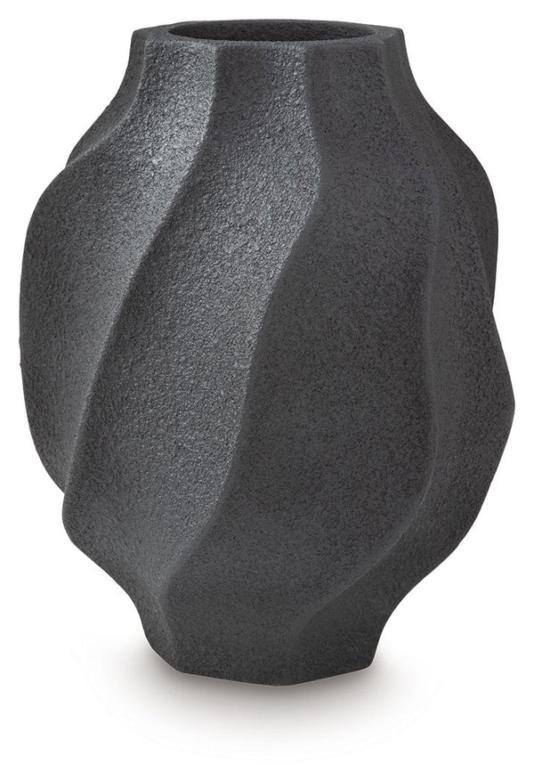Judworth - Vase Black 13"W x 13"D x 18"H