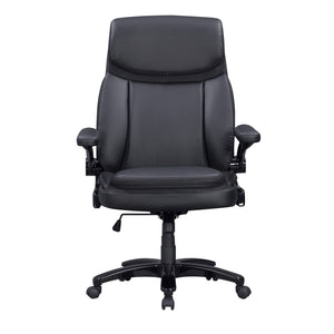 Dc - Big And Tall Fabric Desk Chair - Black